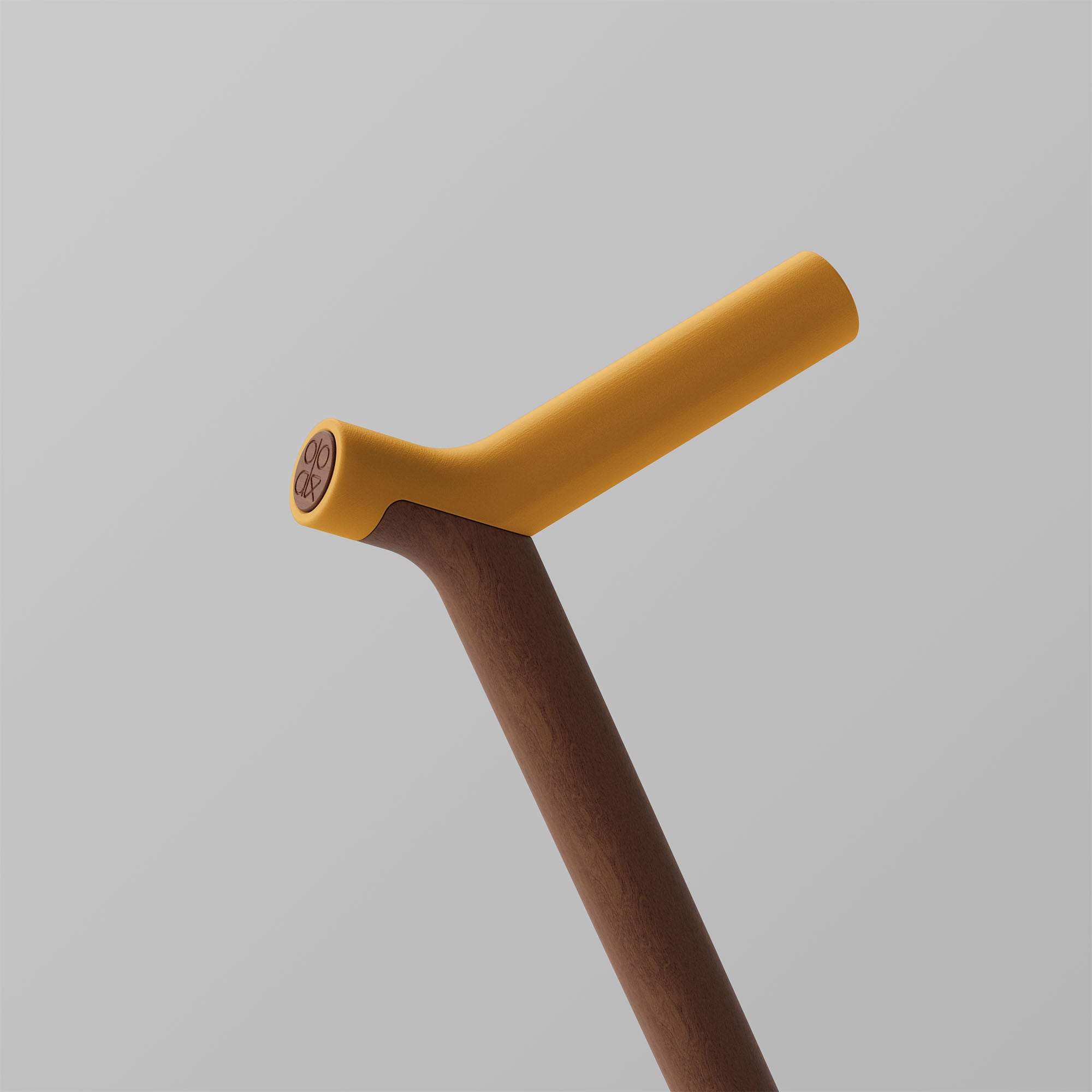 uno - kowhai - walking stick – ooak